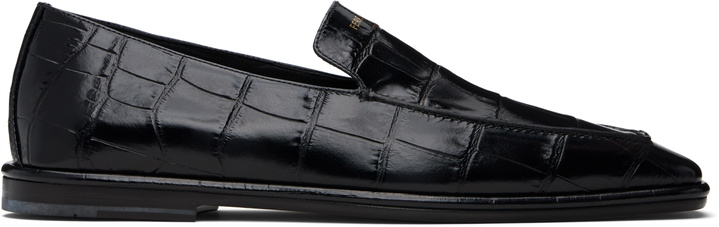 Photo: Ferragamo Black Brian Loafers
