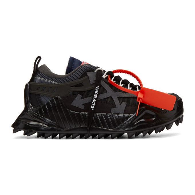 Photo: Off-White Black Odsy-1000 Sneakers