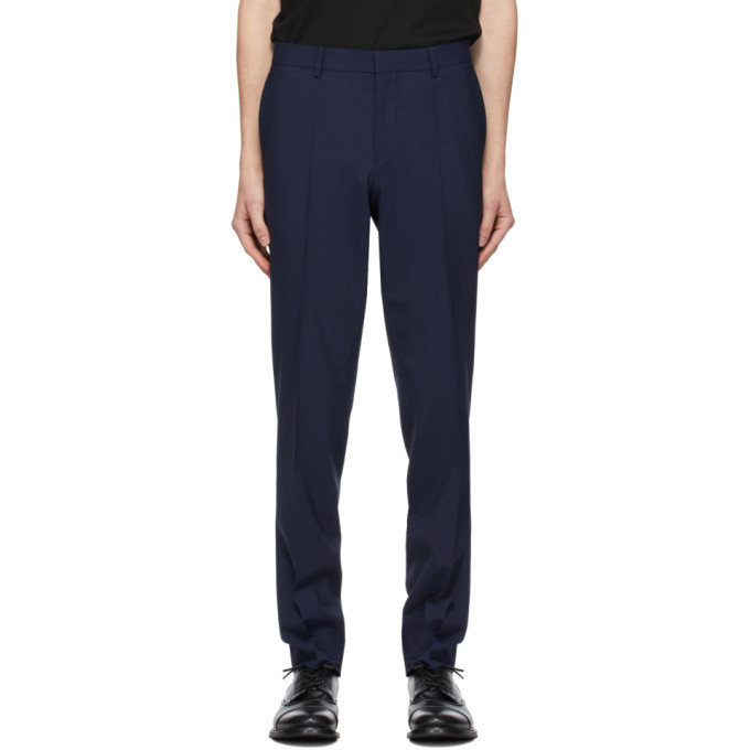 Photo: Hugo Blue Wool Getlin 202 Trousers