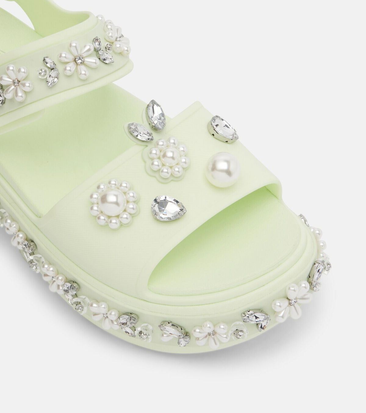 Simone Rocha x Crocs embellished platform sandals