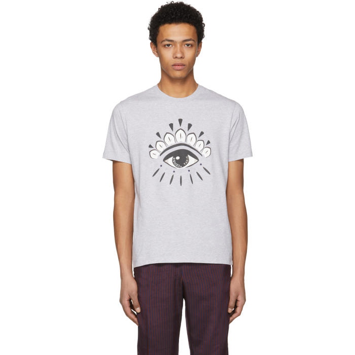 Photo: Kenzo Grey Eye Logo T-Shirt 