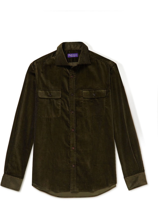 Photo: Ralph Lauren Purple label - Cotton-Corduroy Shirt - Unknown