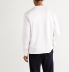 SSAM - Loopback Silk and Cotton-Blend Jersey Sweatshirt - White