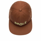 Drôle de Monsieur Men's Drole Logo Cap in Chocolate 