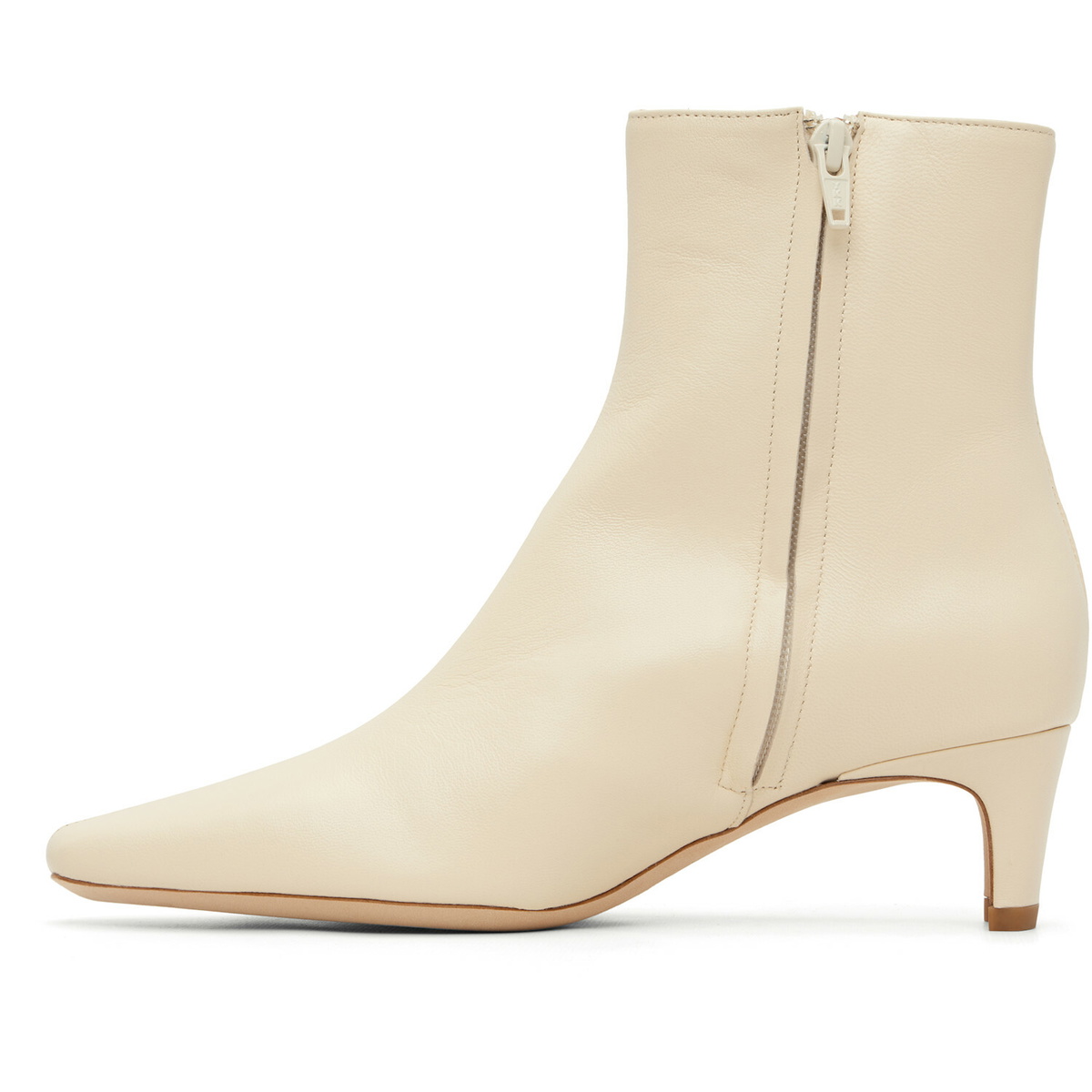 Staud Off-White Wally Ankle Boots