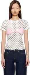Sandy Liang Off-White Effie T-shirt