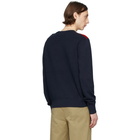 rag and bone Navy Silk Rex Sweater