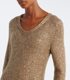 Brunello Cucinelli Sequined maxi dress