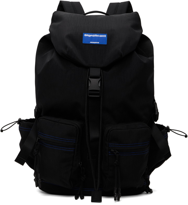 Photo: ADER error Black Sig; 'Significant' Tag 01 Backpack
