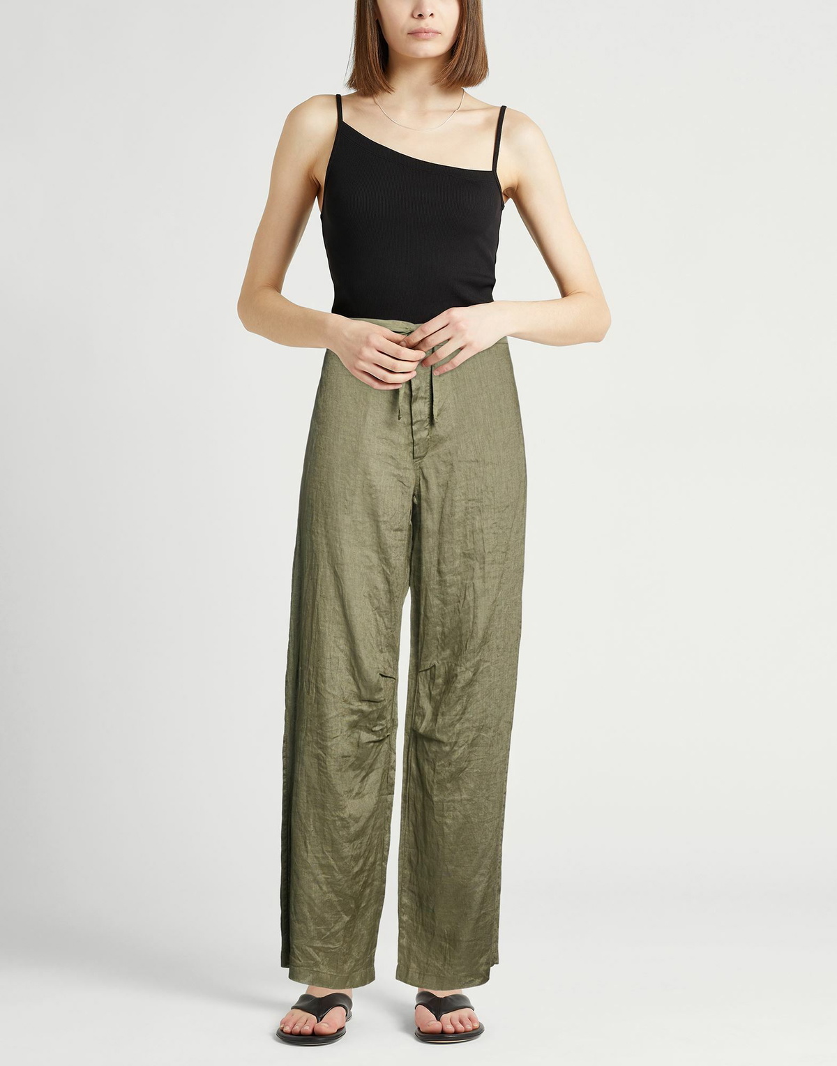 Crossley Womens Pants Military in Green