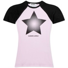 Maisie Wilen Women's Slinky T-Shirt in Pink/Black