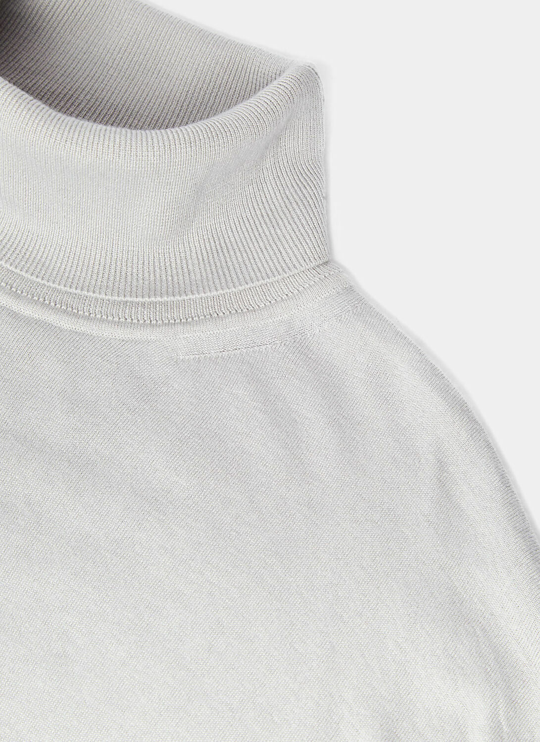 Aiezen Ribbed Roll Neck Sweater