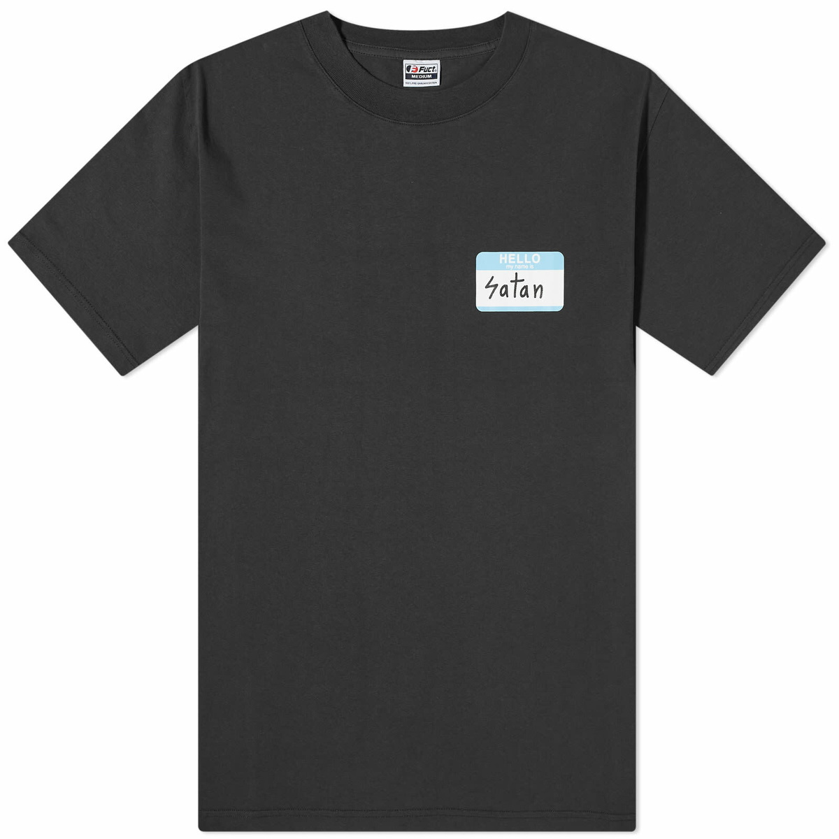FUCT Men's Hello My Name Is Satan T-Shirt in Black FUCT SSDD
