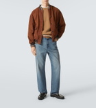 Miu Miu Logo straight jeans