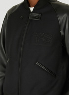 Classic Varsity Jacket in Black