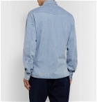 Brunello Cucinelli - Slim-Fit Denim Western Shirt - Blue
