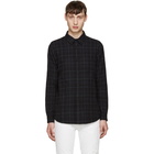 John Elliott Black Plaid Shirt