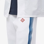 Casablanca Men's Caza Emblem Track Pant in White