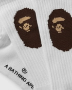 A Bathing Ape APE HEAD SOCKS White Men