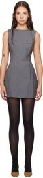 GUIZIO Gray Rowan Minidress