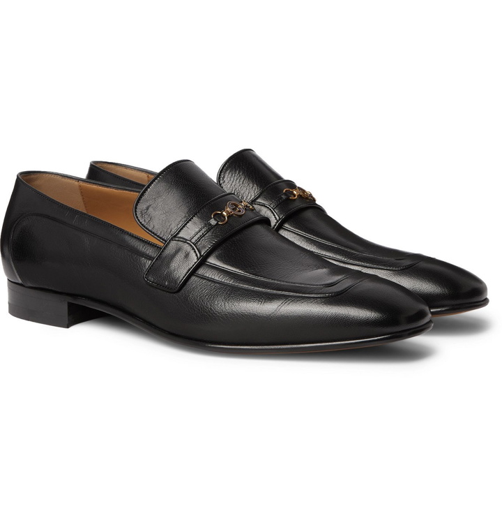 Photo: Gucci - Horsebit Leather Loafers - Black