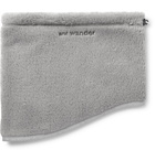 AND WANDER - Logo-Embroidered High Loft Polartec Fleece Neck Warmer - Gray