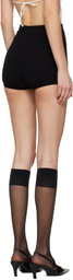 SHUSHU/TONG Black Knitted Shorts