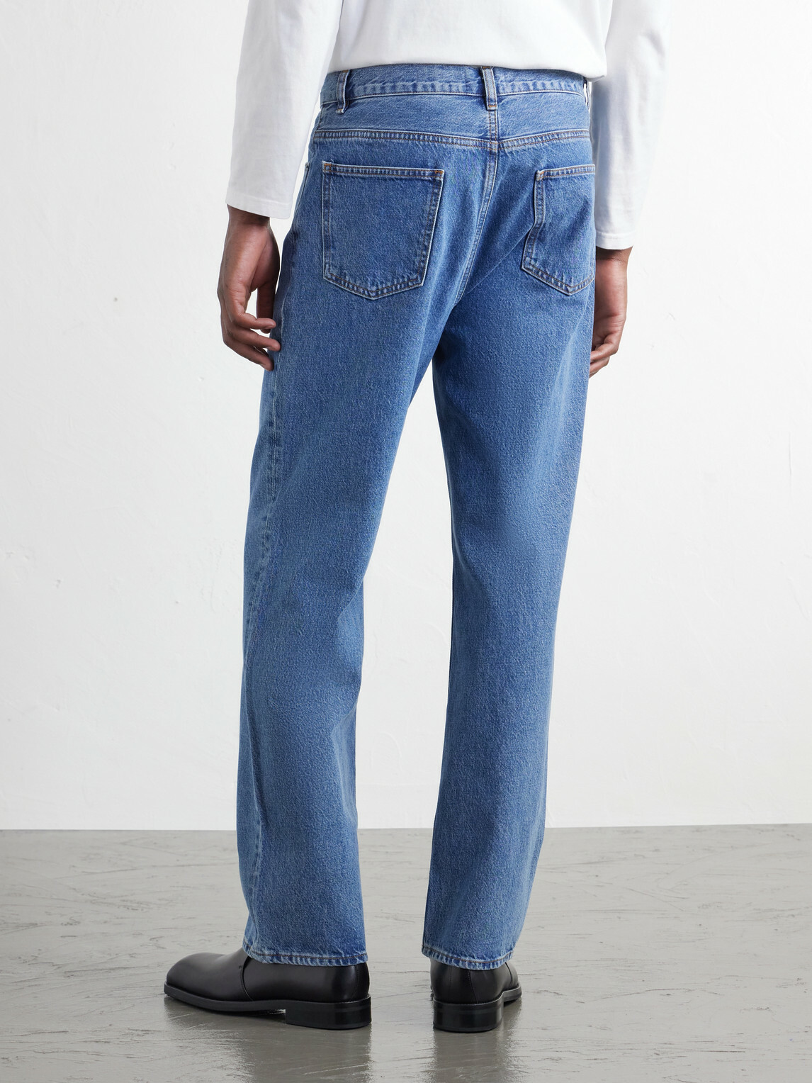FRAME - The Relaxed Straight-Leg Jeans - Blue