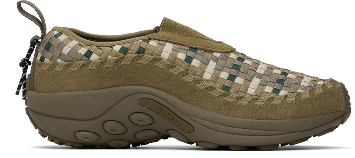 Photo: Merrell 1TRL Khaki Jungle Moc EVO Woven Loafers