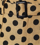 Lisa Marie Fernandez - Polka-dot linen shorts