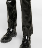 Proenza Schouler - White Label coated high-rise straight pants