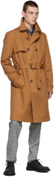 Hugo Tan Twill Coat