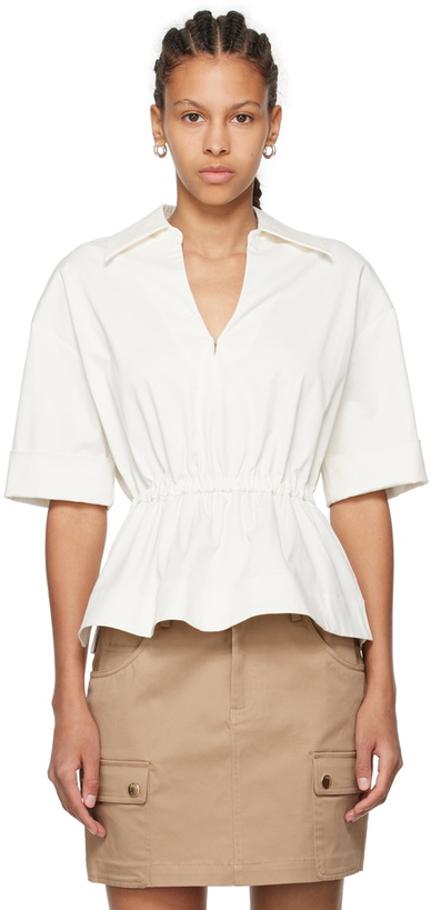 Photo: Staud Off-White Bristol Blouse