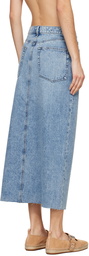 rag & bone Blue Clara Maxi Skirt