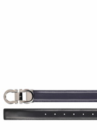 FERRAGAMO - 3mm Leather Double Belt