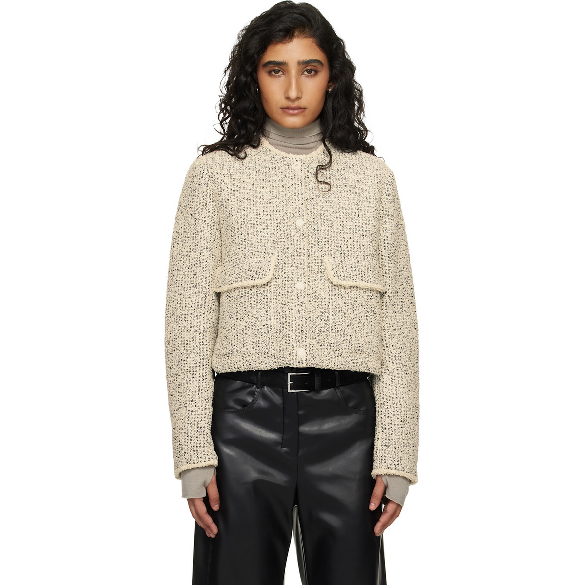 Moncler Off-White Dauphine Down Jacket