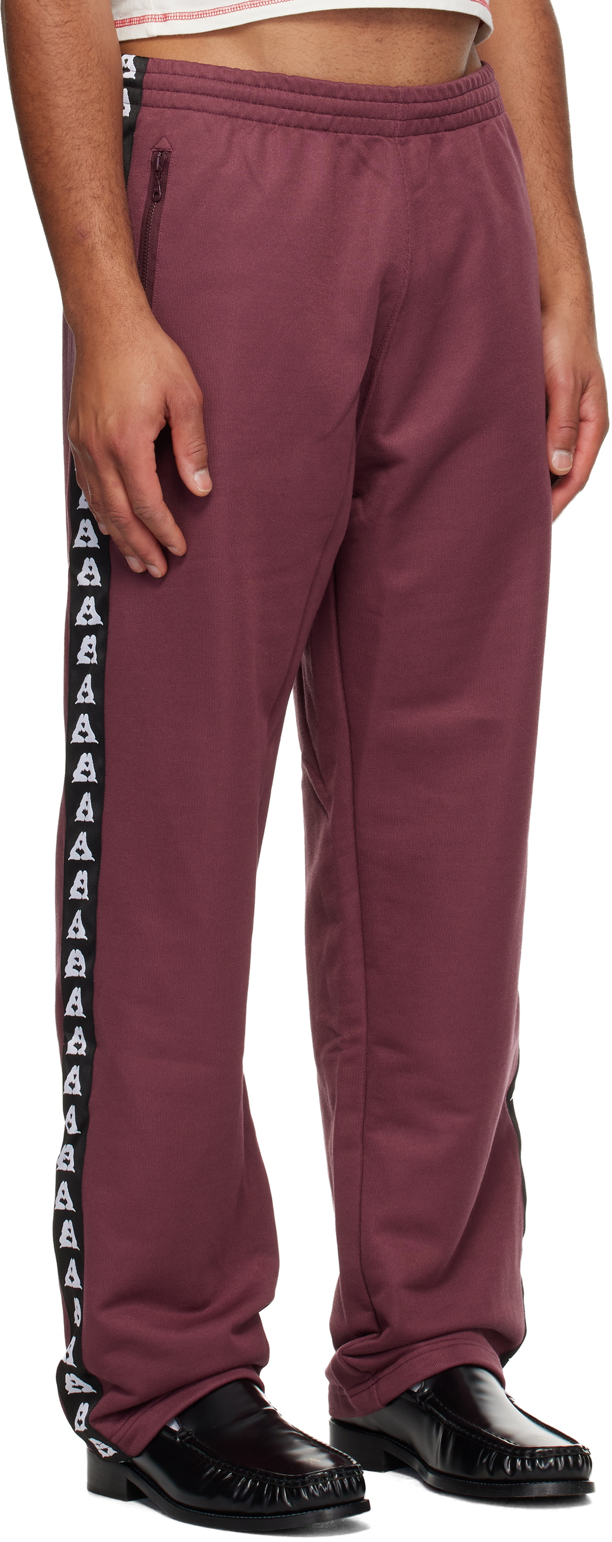 Carne Bollente Burgundy Make You Wet Sweatpants