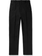 Balenciaga - Wide-Leg Twill Trousers - Black