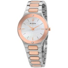 Bulova Quartz Diamond Mother of Pearl Dial Ladies Watch 98R274