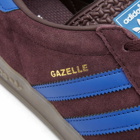 Adidas Men's Gazelle Indoor Sneakers in Shadow Maroon/Semi Lucid Blue/Simple Brown