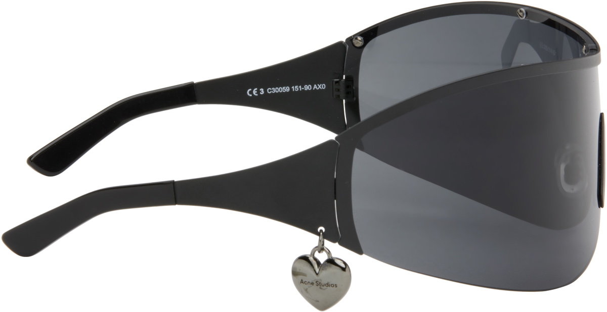 Acne Studios Black Metal Frame Sunglasses