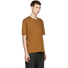Jil Sander Brown Mercerized Cotton T-Shirt