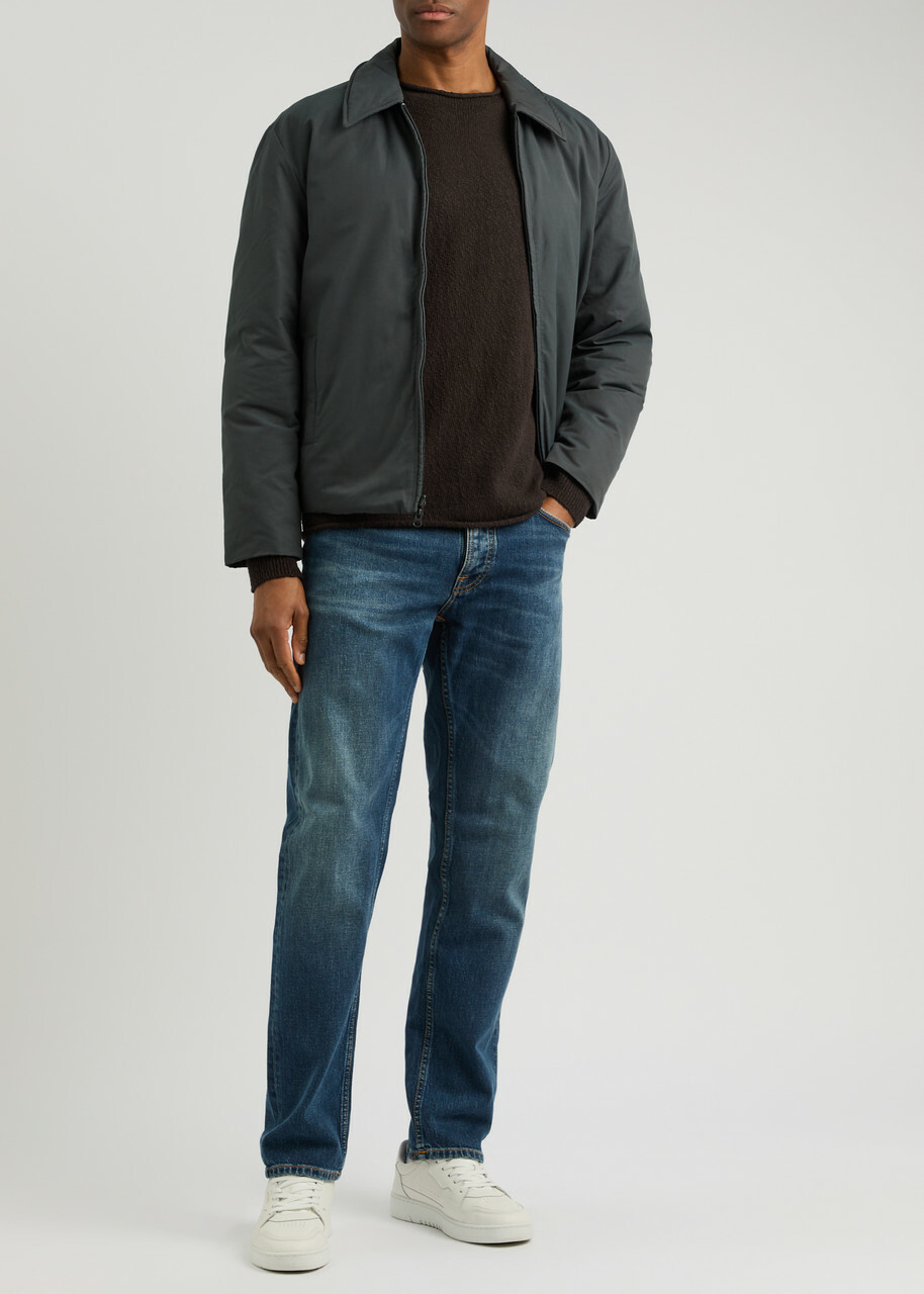 Paige Ferguson Slubbed Cotton Jumper Dark Brown
