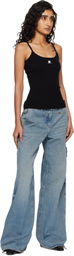 Courrèges Blue Hammer Denim Baggy Jeans