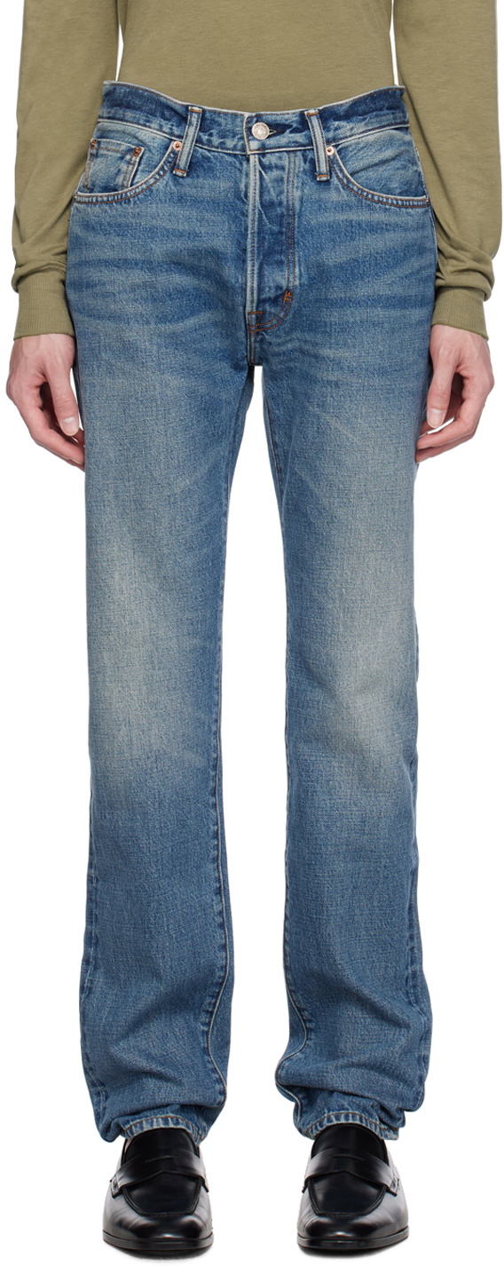 TOM FORD Blue Standard Jeans TOM FORD