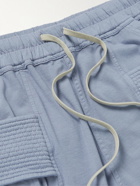 Rick Owens - Creatch Slim-Fit Tapered Cotton-Jersey Cargo Sweatpants - Purple