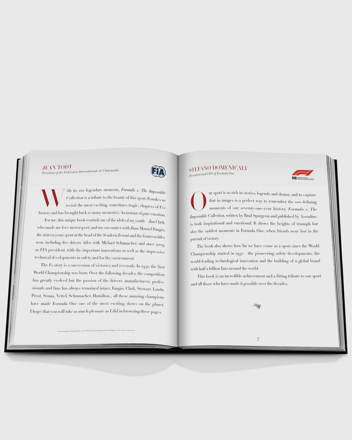 Assouline "Formula 1: The Impossible Collection" By Brad Spurgeon Multi Sports