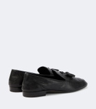 The Row Caden leather loafers
