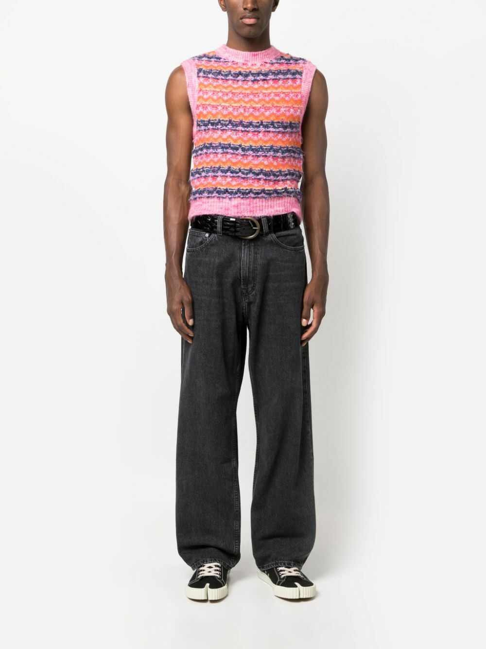 Andersson Bell Multicolour Colour Jacquard Wool Vest