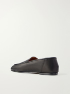 Auralee - Leather Loafers - Black